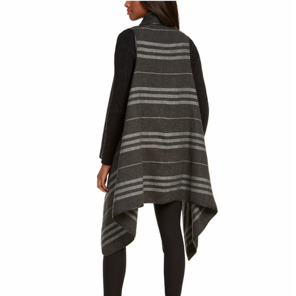 Marcus Adler Striped Hi-Low Vest - Picture 2 of 3